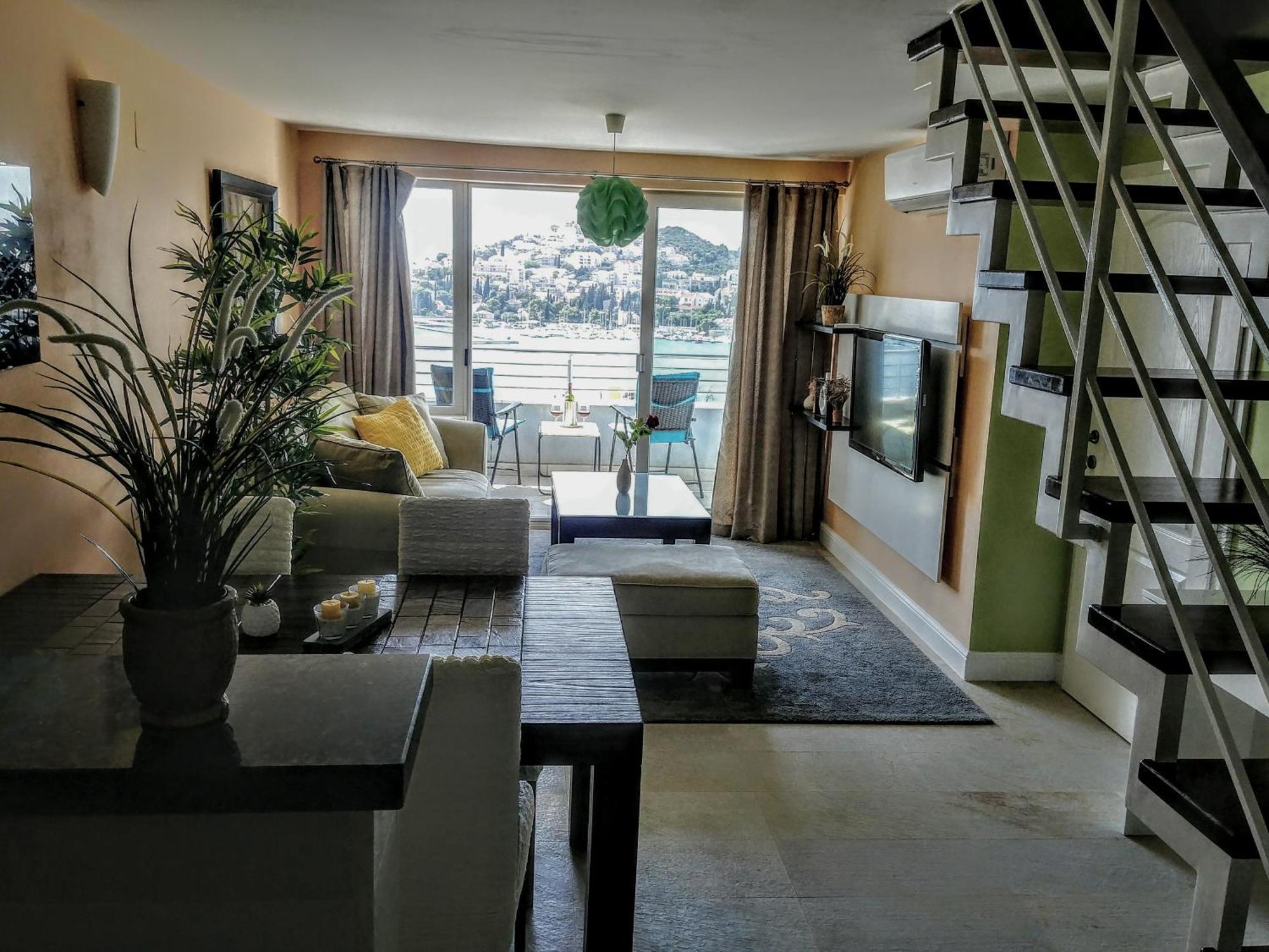 Beautiful 2 Bedroom 2 Bathroom Sea View, Free Parking Dubrownik Zewnętrze zdjęcie